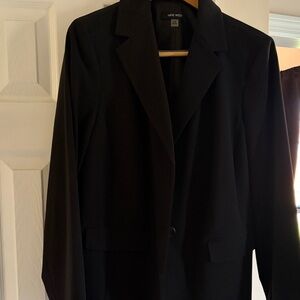 Nine West Black Tailored Blazer Jacket